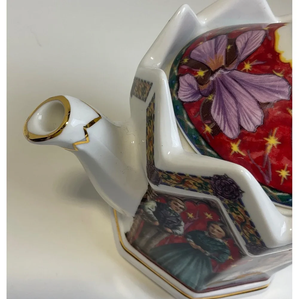 James Sadler Kings & Queens Queen Victoria I Teapot Matt Edwards Art Hexagonal